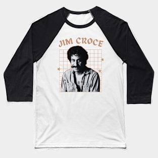 Jim croce --- 70s aesthetic Baseball T-Shirt